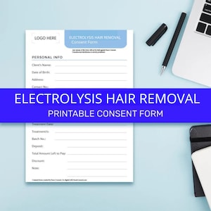 Electrolysis Hair Removal Consent Form - By Faces Consent