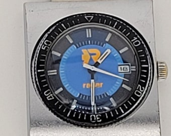 Very Rare and Unique RADAR - Vintage Square Watch