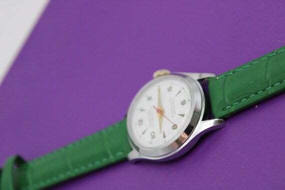 Sharp Saxony Vintage Watch - Swiss Made - in Grea… - image 8