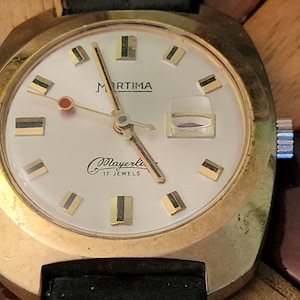 Mortima Mayerling Rare White Dial Vintage French Watch - In excellent condition