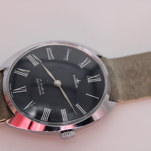 Sharp and Classic Swiss Dugena New Old Stock Vintage Dress Watch _ Never Worn Like New - Manual Calibre Movement - Oval Case