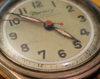 Vintage Mercury (Seeland) Gold Filled Automatik Herrenuhr WWII Ära Militäruhr IWC Invicta Verbindung