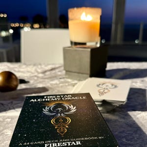 Baraja de oráculo de alquimia Firestar: baraja de 44 cartas con una guía para la intuición, la sanación y la orientación espiritual