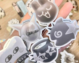 3D Icons Stickers Set of 6