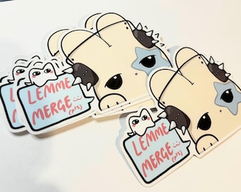 Car Peeker Sticker: bunny & tooth