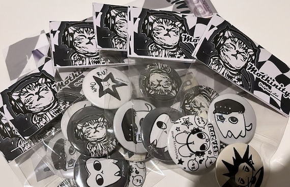 Alt/punk/grunge Set of 3 Pins - Etsy