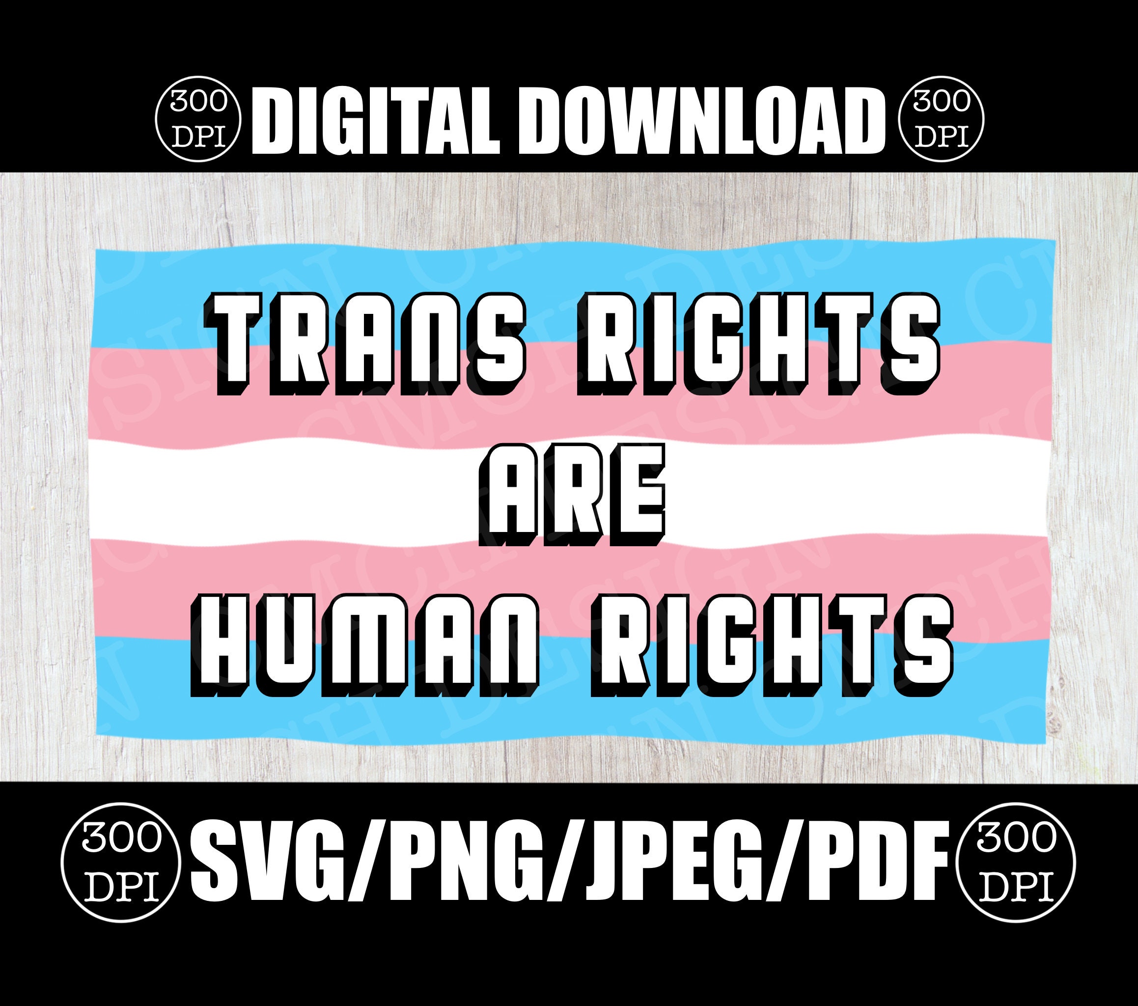 Download Transgender SVG lgbtq rights sublimation PNG LGBT | Etsy