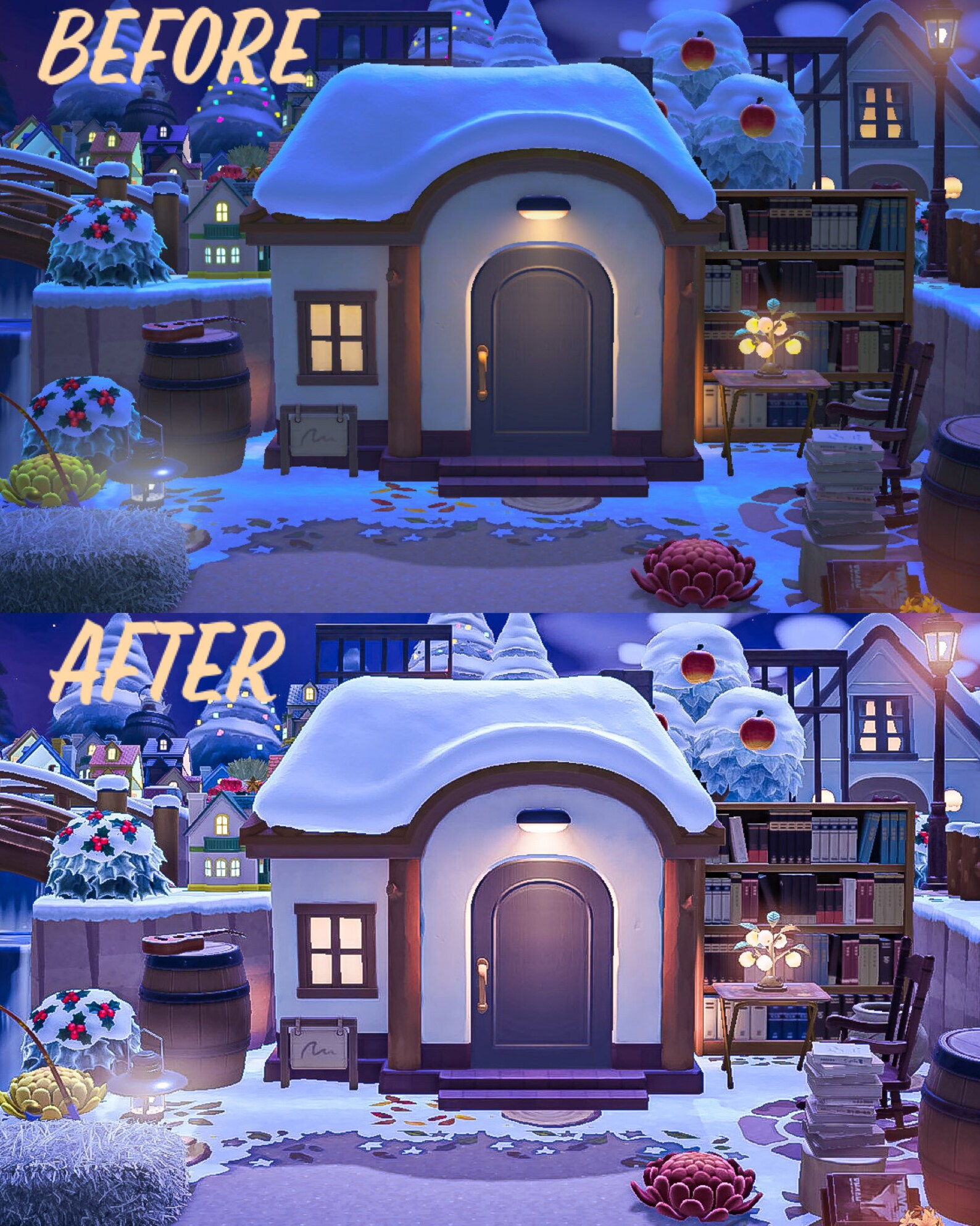 LUNA ACNH Preset Animal Crossing New Horizons Night Series Lightroom