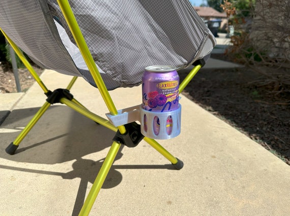 3D Printed Cupholder for Helinox Chair Zero Only Weighs 1.8 Ounces