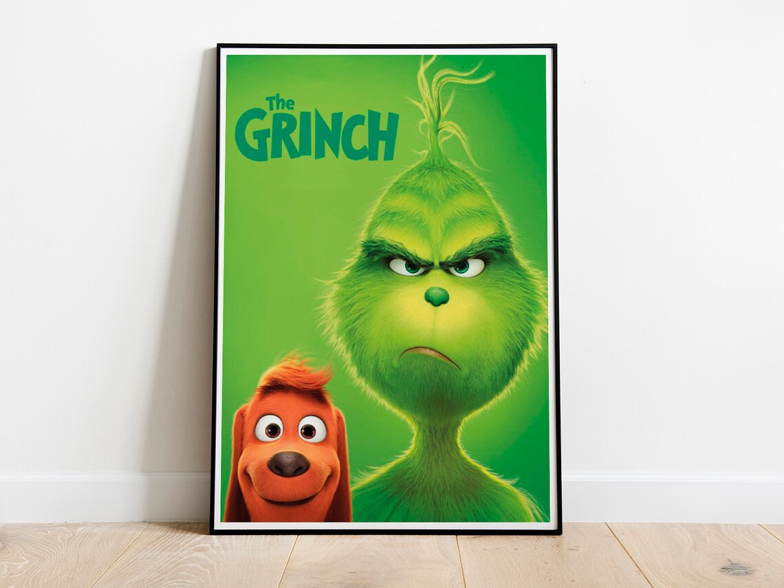 GRINCH POSTER imprimible pared arte digital descargar película | Etsy