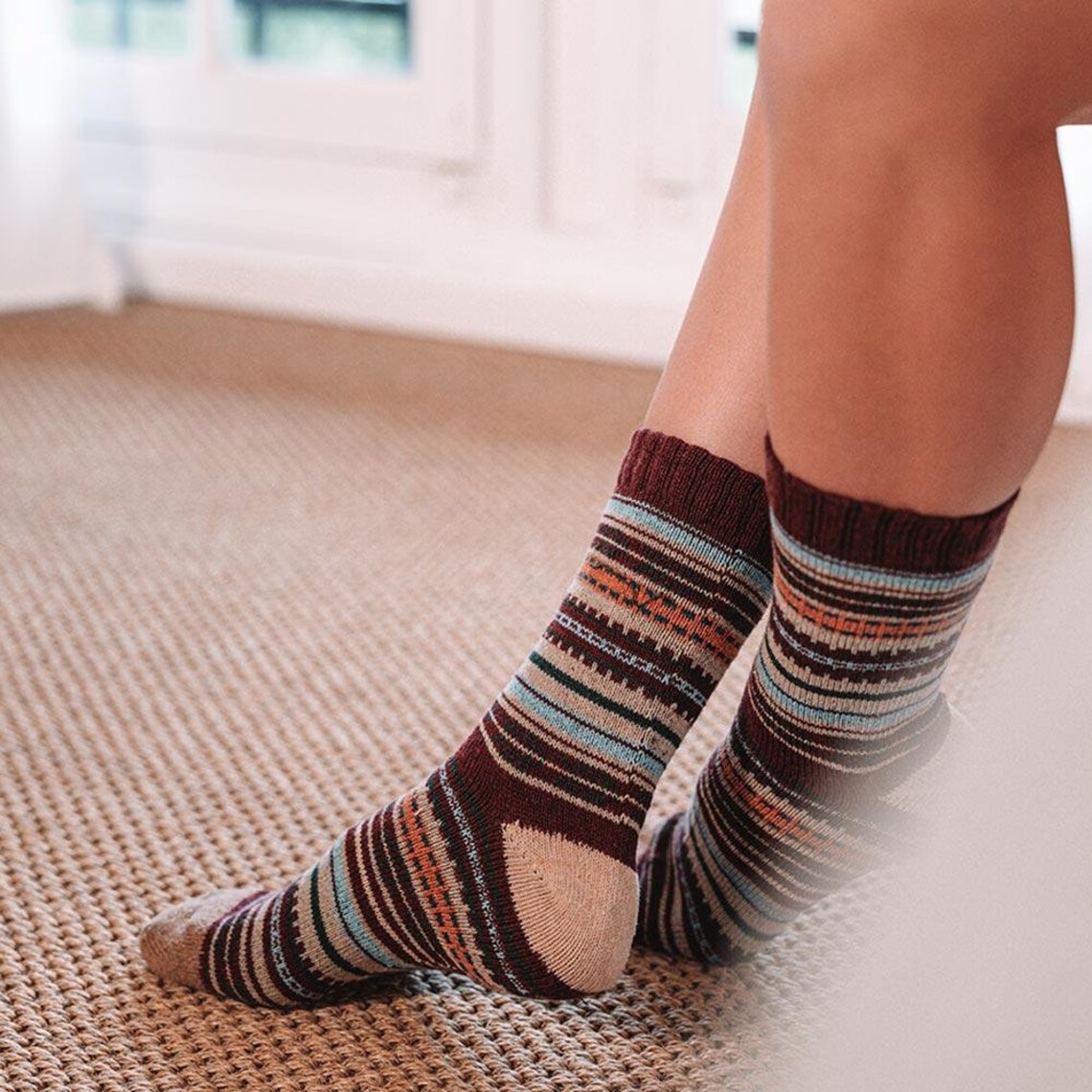 Nordic socks 5 pairs Henson in warm and comfortable natural Etsy