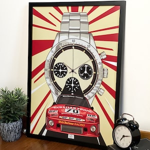 Dayto (Paul Newman) Art Print, Watch Print, Horology Art, Horology Print, Bedroom Decor, Birthday Gift For Him, Gift