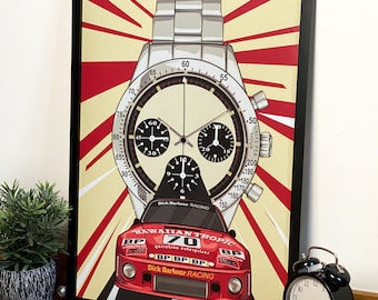 Dayto (Paul Newman) Art Print, Watch Print, Horology Art, Horology Print, Bedroom Decor, Birthday Gift For Him, Gift