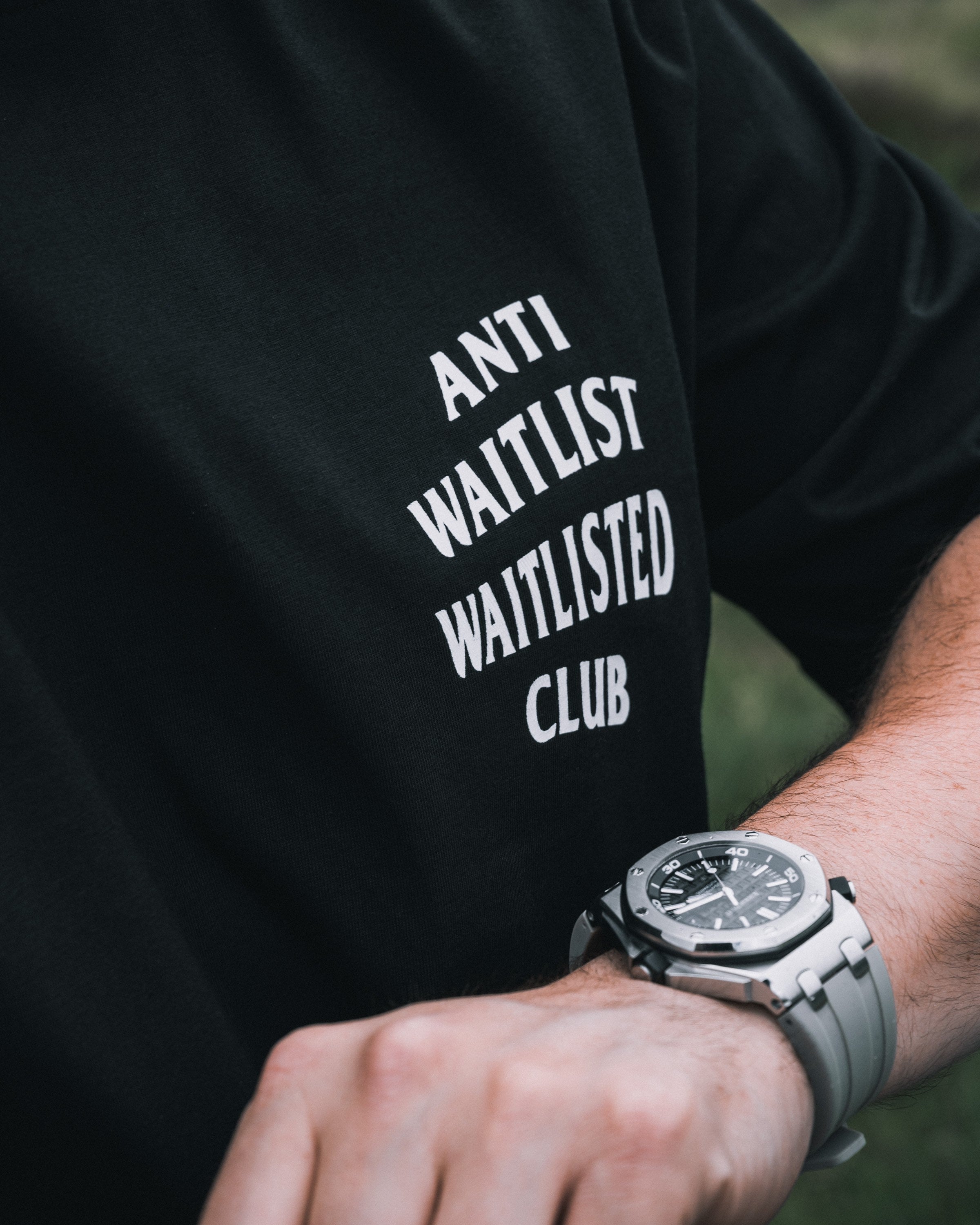 Anti Waitlist Waitlisted Club T-Shirt, watch lovers, Father’s Day gift, birthday gift for him., Valentines Gift for him