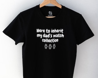 Kids T-Shirt, watch lovers, Father’s Day gift, birthday gift for kids., Valentines Gift for him