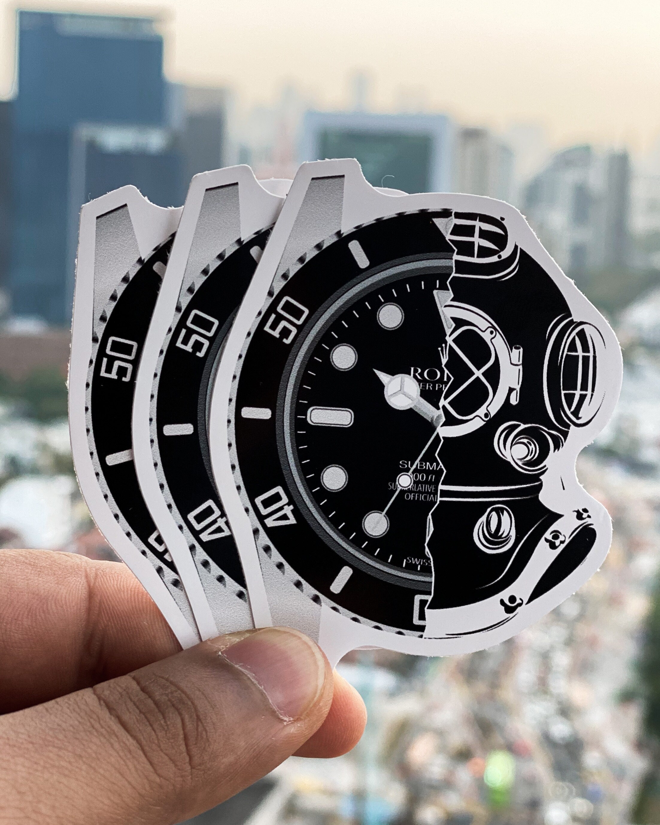 Rolex Submariner DieCut Sticker Watch Fans Gift For Him Etsy