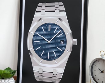 AP RO Art Print, Watch Print, Horology Art, Horology Print, Bedroom Decor, Christmas Gift, Birthday Gift For Him