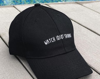 Watch Idiot Savant (WIS) Cap, Horology Art, Watch lover, Christmas Gift, Birthday Gift For Him