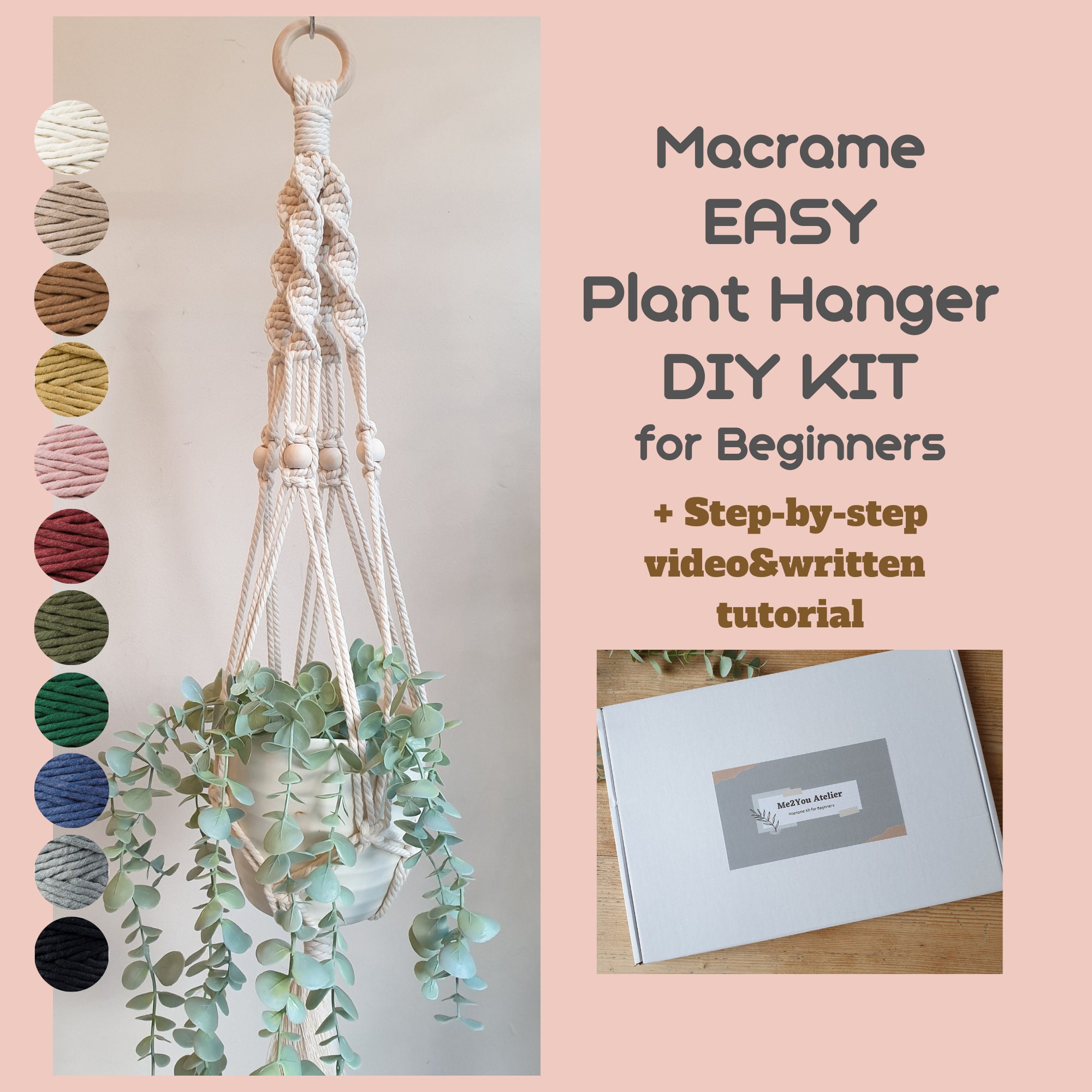 Dropship DIY Macrame Small Air Plant Hanger Kit to Sell Online at a Lower  Price