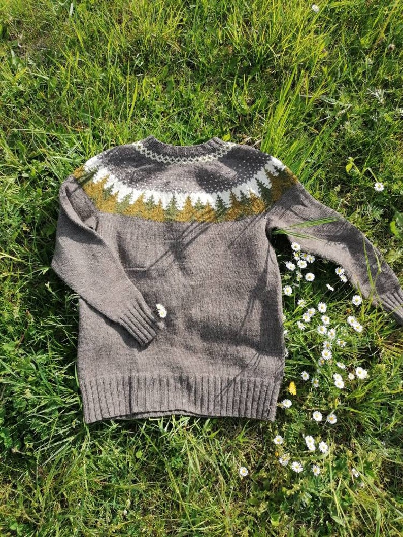 Forestsweater für Frauen, PDF knitting pattern auf Deutsch und english Bild 3