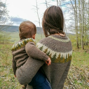 Forestsweater für Frauen, PDF knitting pattern auf Deutsch und english Bild 7