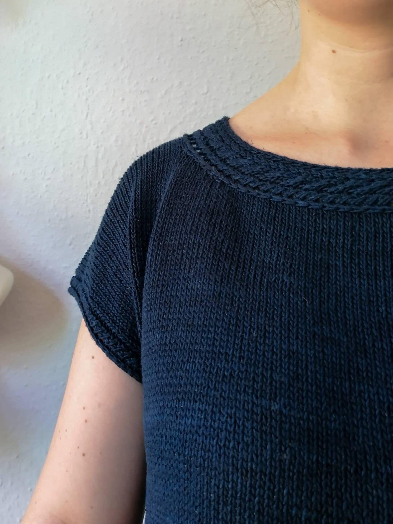 Shirt Summerdaydream - PDF knitting pattern for a neary seamles tee