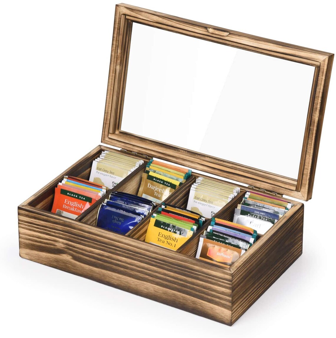Wooden Tea Box Tea Bag Holder Kitchen Storage Etsy Wooden Tea Box Tea Bag Holder Kitchen Storage Etsy