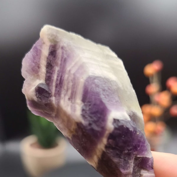 Raw Dream Amethyst Pieces - Chevron Amethyst - Astrology - Home Decor - Earth - Geology - Crystals