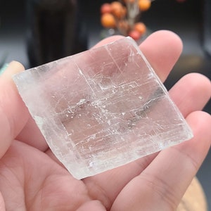 Optical Calcite - Iceland Spar - Video - Astrology - Home Decor - Earth - Geology - Crystals