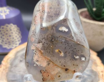 Dendritic Agate Palm Stones - Palm Stones - Crystal Palm Stone - Astrology - Home Decor - Earth - Geology - Crystals
