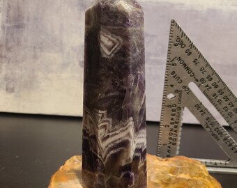 Dream Amethyst Crystal Tower - Geology Home Decor - 781g - 7.5 inches