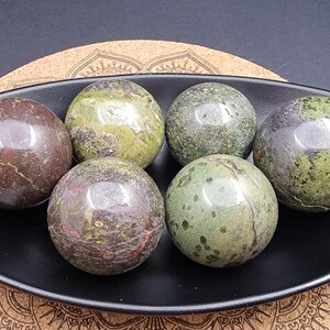 Discount Misfit Dragon Blood Jasper Spheres - Crystal Spheres - Witchy - Crystal Spheres - Orbs - Crystals