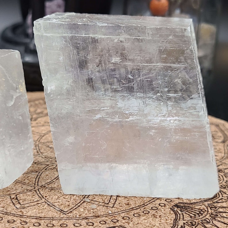 Optical Calcite Iceland Spar Video Astrology Home Decor Earth Geology Crystals image 6