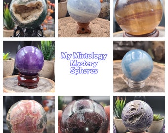 Crystal Spheres Mystery Box - Spheres Only Surprise Box - Crystals and Rocks - Crystal Spheres - Crystal Spheres