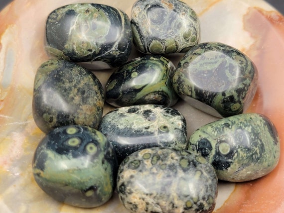 Kambaba Jasper Tumbled Stones - Crystal Stones Crystal pieces - crystals - pocket crystals - crystals to carry - small gifts