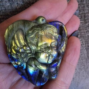 Labradorite Crystal Carvings | Home Decor | Geology | Fox, Eagle, Cat | Crystals