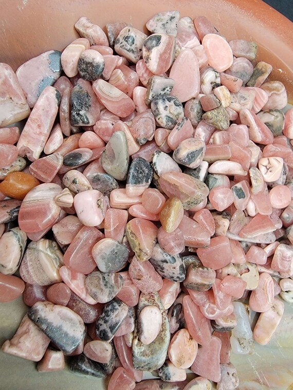 Rhodochrosite chips deals