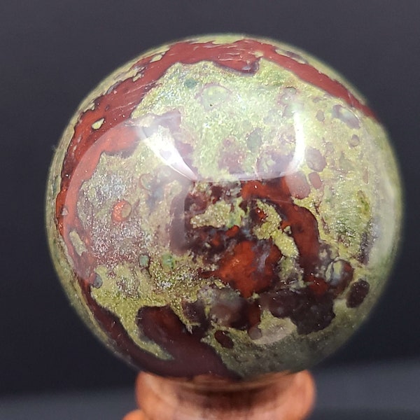 Dragon Bloodstone Spheres - Crystal Ball - Crystal Sphere - Crystal Spheres - Witchy - Crystal Spheres - Orbs - Crystals