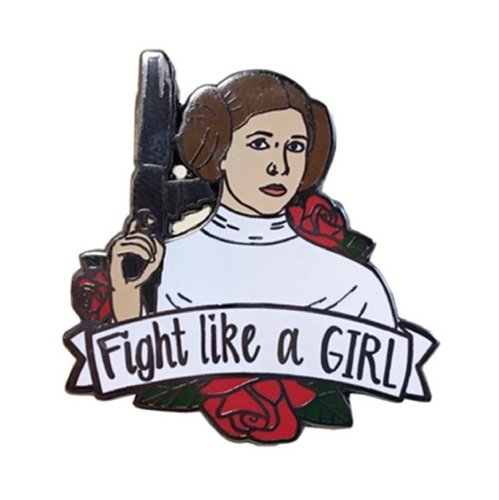 Camiseta princesa leia fight like a girl hotsell