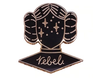 Princess Leia Rebel Enamel Pin Badge