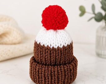 Chocolate Orange Hat Covers Christmas Pudding Hat - Stocking fillers - Secret santa - Table Decorations (Hat only)