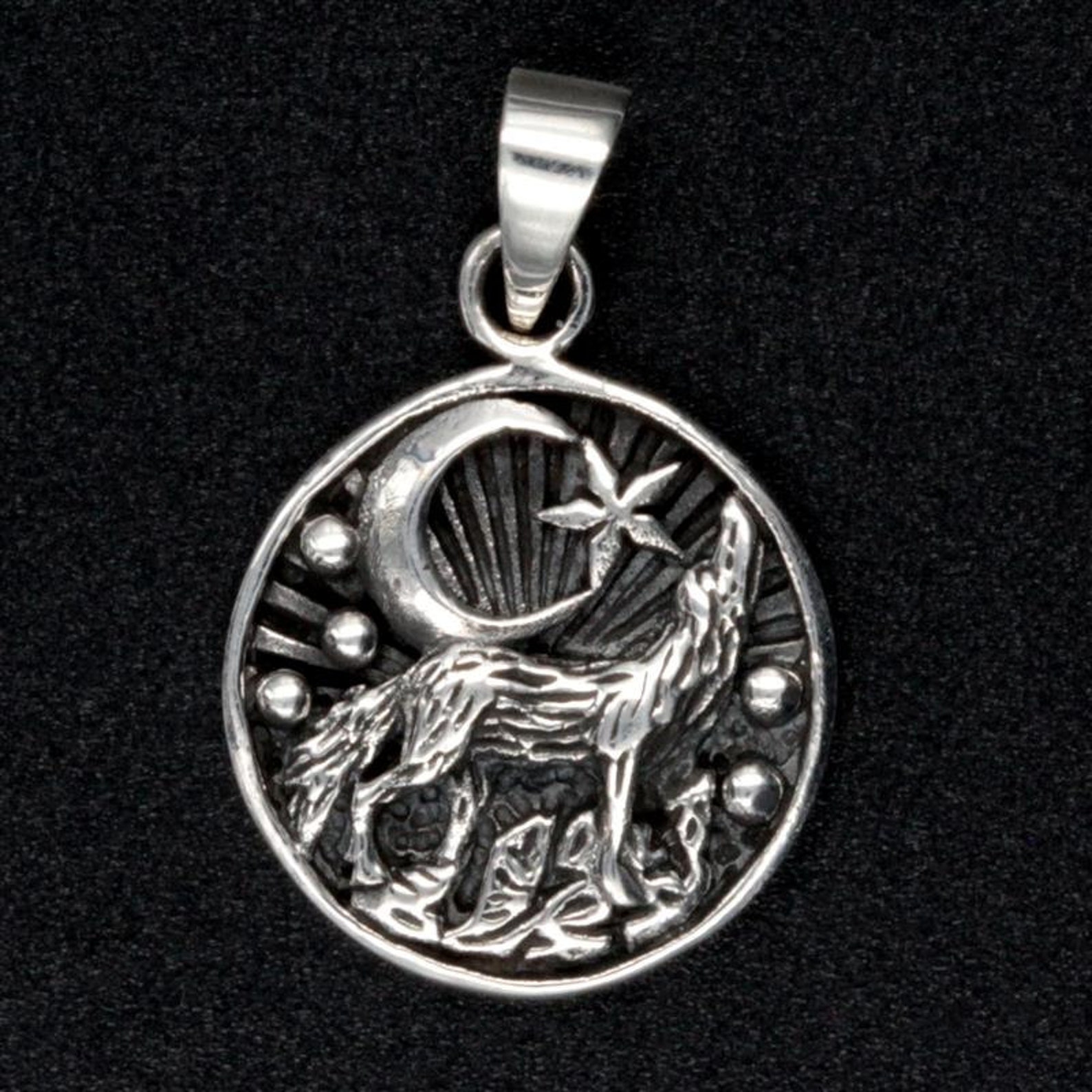 Werewolf Amulet 925 Sterling Silver Pendant | Etsy