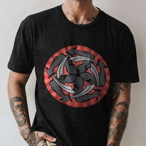 Garagos T-Shirt | God of War | God of Destruction | Dnd Shirt | Dungeons & Dragons Apparel | Arms and Scimitars Symbol | Villain Shirt