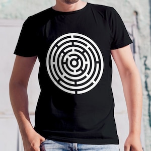 Baphomet Symbol T-Shirt | DnD Shirt | Dungeons & Dragons | Demon Lord of the Endless Maze | Maze Circle | Critical Role