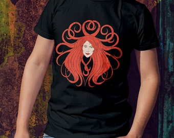 Sune T-Shirt | Goddess of Beauty | Redhead Shirt | Dnd Shirt | Dungeons & Dragons Apparel | Bard Shirt