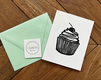 Cupcake Birthday Card