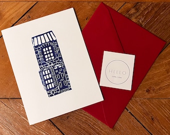 Townhouse Greeting Cards