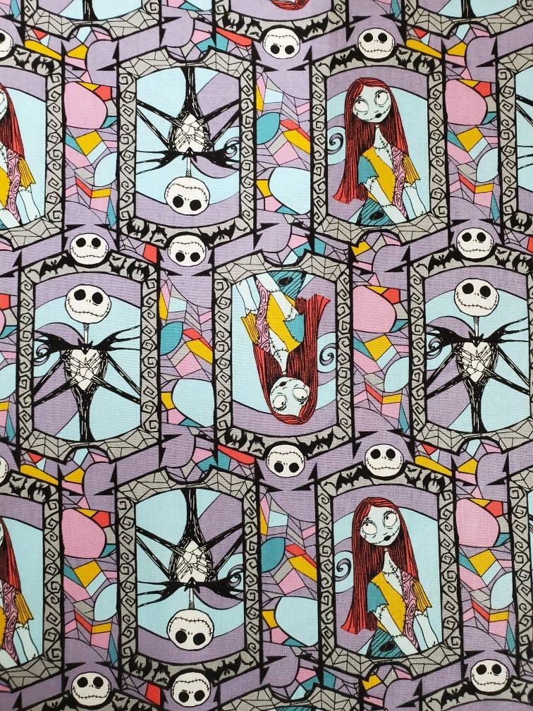 Nightmare Before Christmas Sally & Jack Stained Glass 100 Etsy