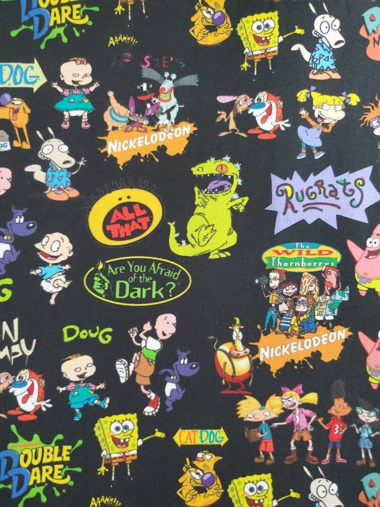 HAND DRAWN EXCLUSIVE CARTOON NETWORK Fabric