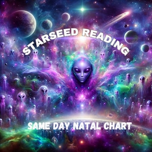 Starseed Origin Report Extended Starseed, Starseeds Origin , Same Day Reading , UK Psychic,Email Reading,Natal Chart ,24H